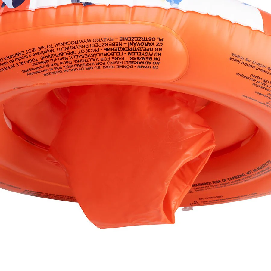 Swim Essentials Baby Float Wit/Rood Ocean Stripes 0-1 Jaar - Image 3