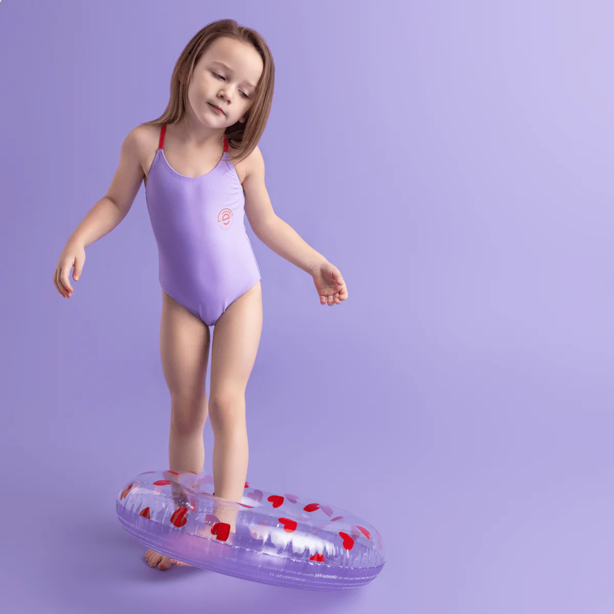 Swim Essentials Badpak Kind Purple - Image 5