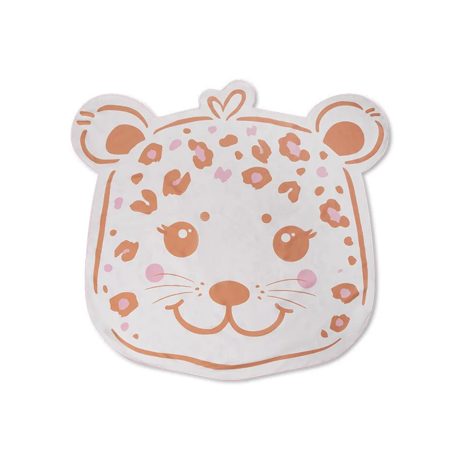 Swim Essentials Gevormd Strandlaken – Beige Leopard (140 cm) - Image 2