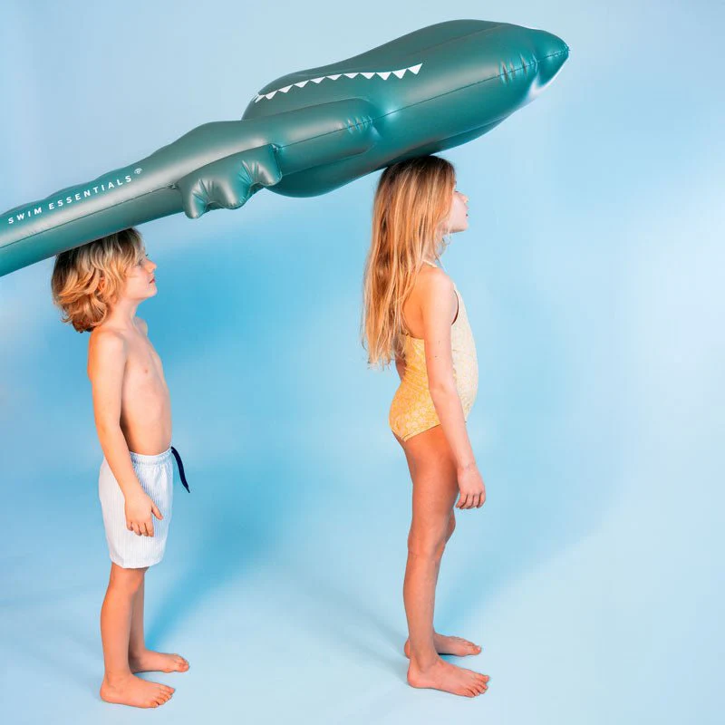Swim Essentials Luchtbed Dreamscape Green Crocodile - Image 3