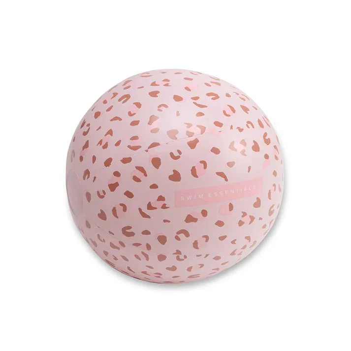 Swim Essentials Strandbal Old Pink Leopard
