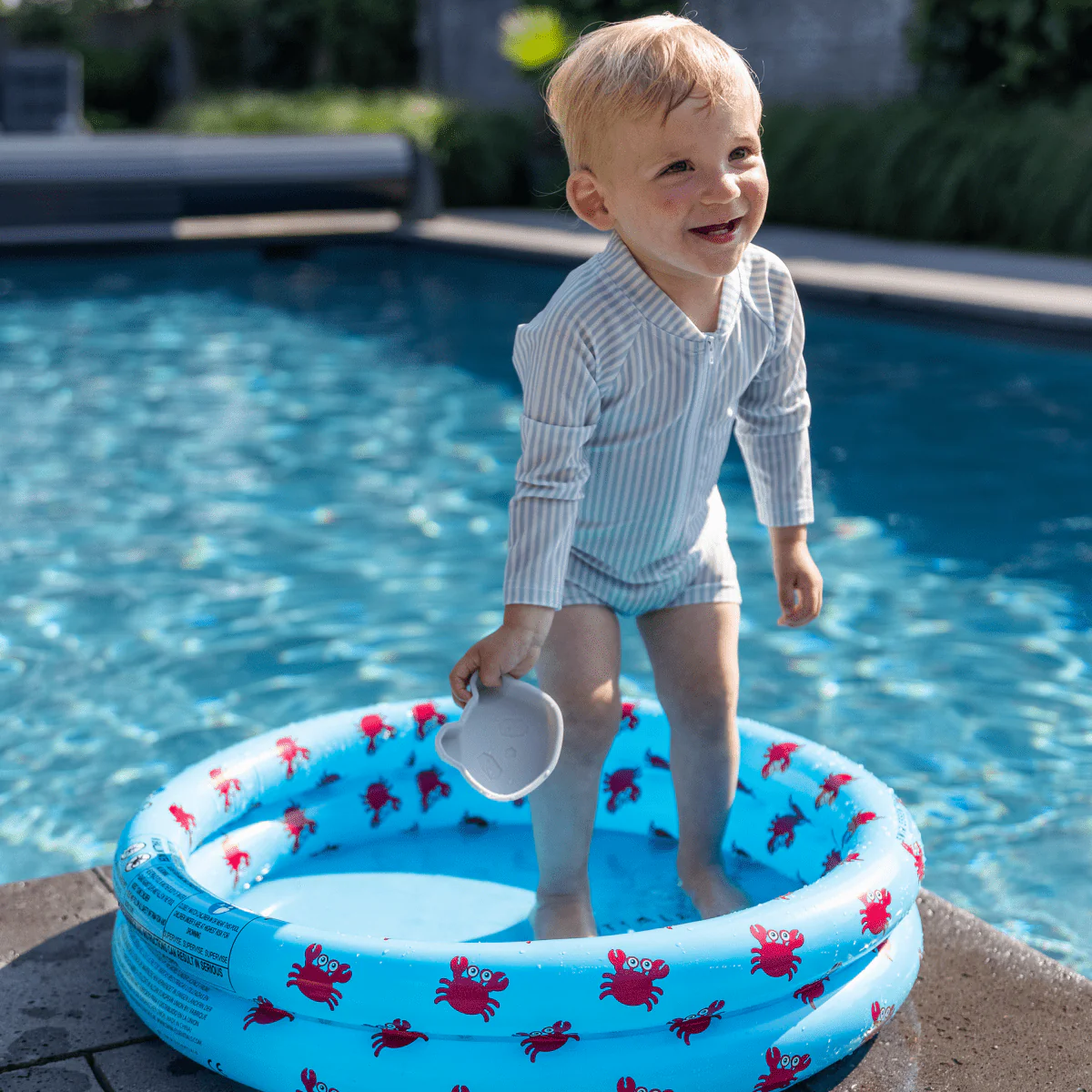Swim Essentials Uv Zwempak Strepen Blauw/Wit - Image 7