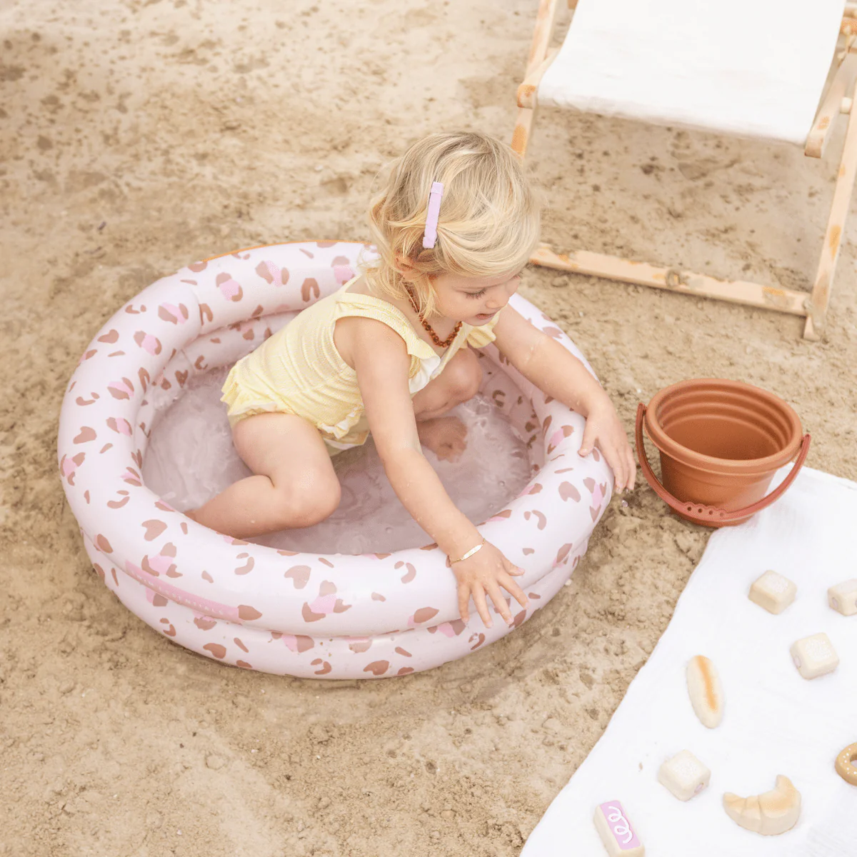 Swim Essentials Zwembad Baby Luipaard Roze Pool 60cm - Image 4