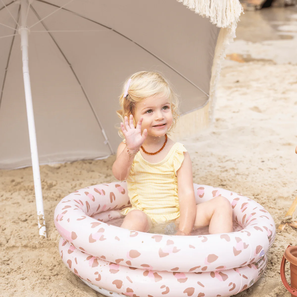 Swim Essentials Zwembad Baby Luipaard Roze Pool 60cm - Image 5