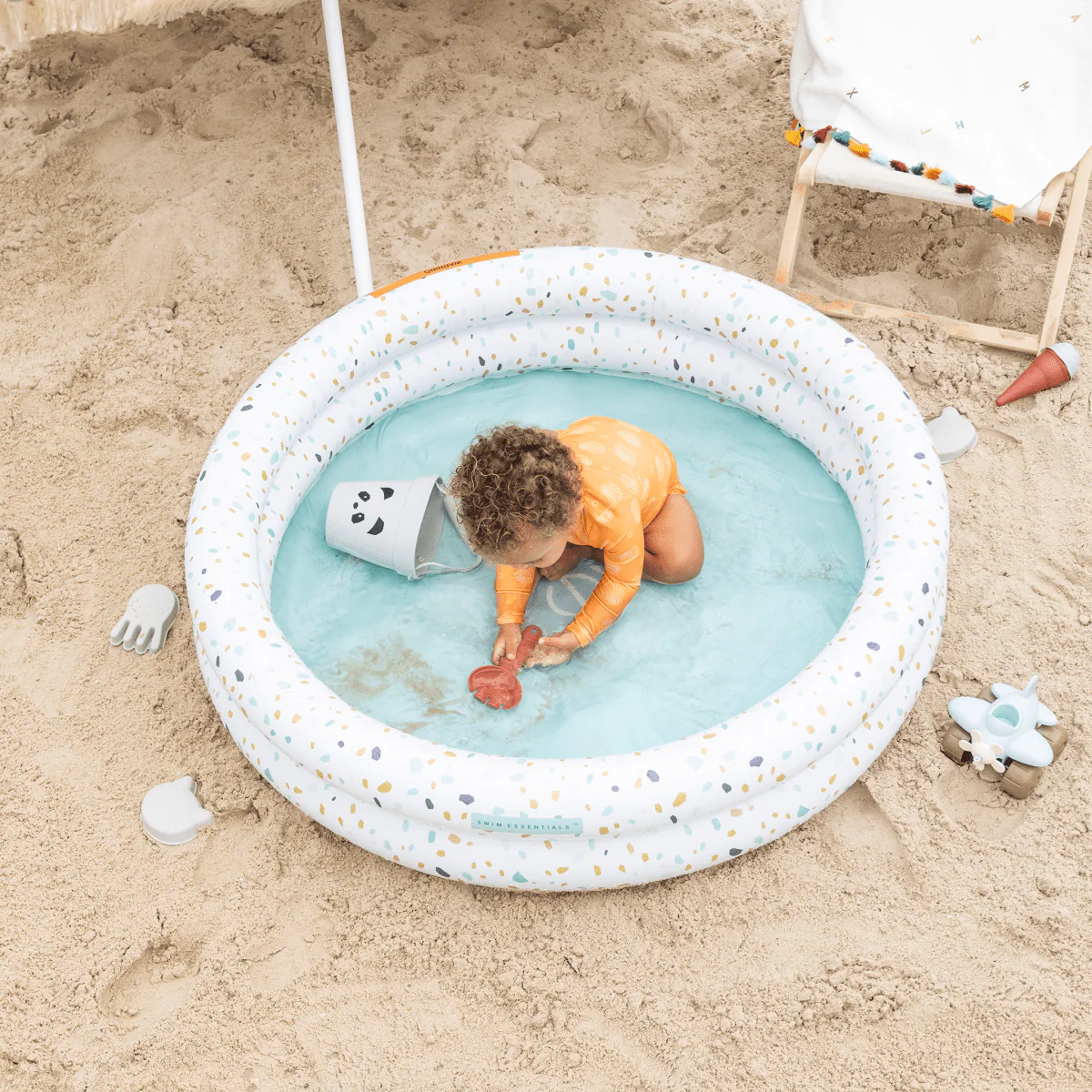 Swim Essentials Zwembad Kind Blauw Wit 1M - Image 10