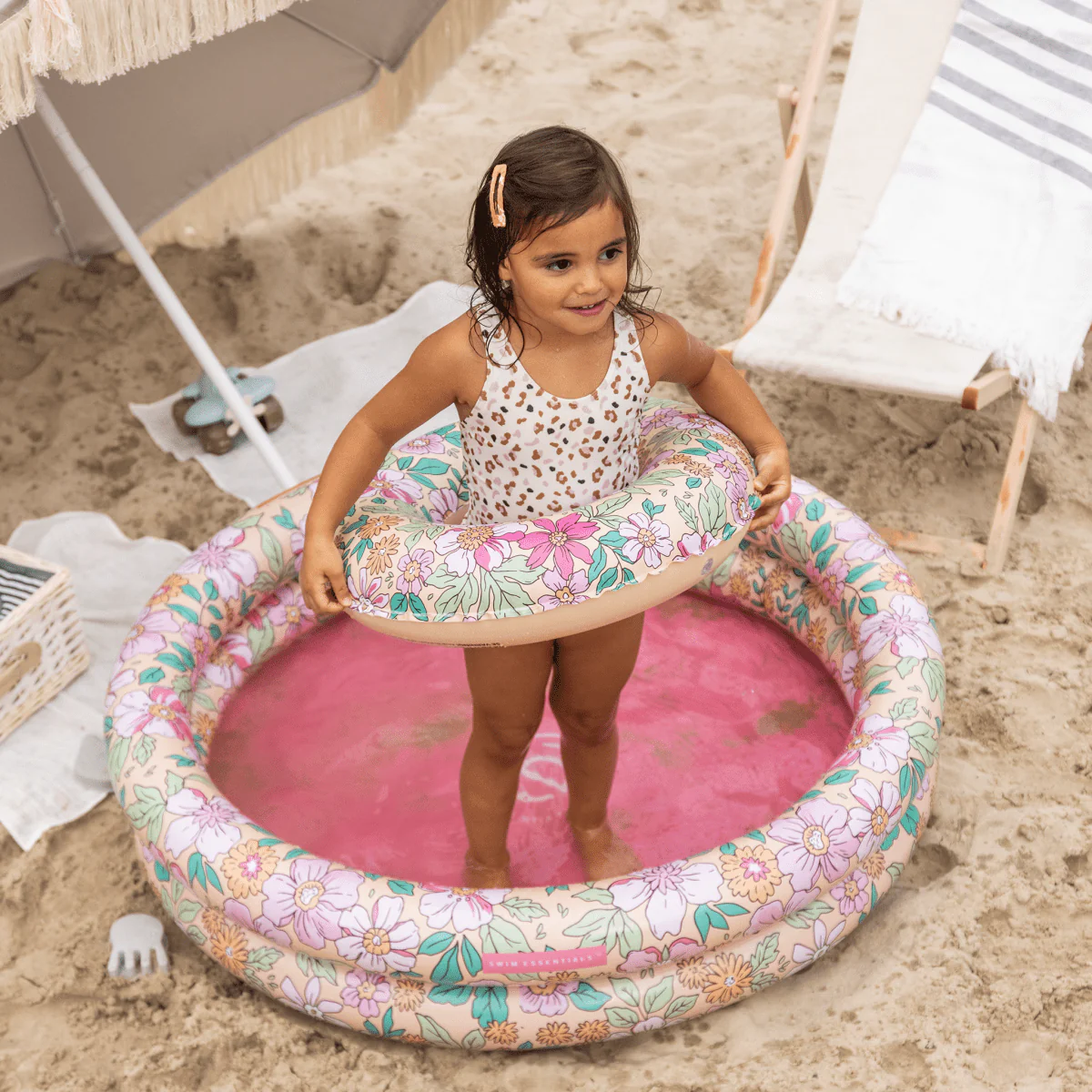 Swim Essentials Zwembad Kind Bloemen 1M - Image 9