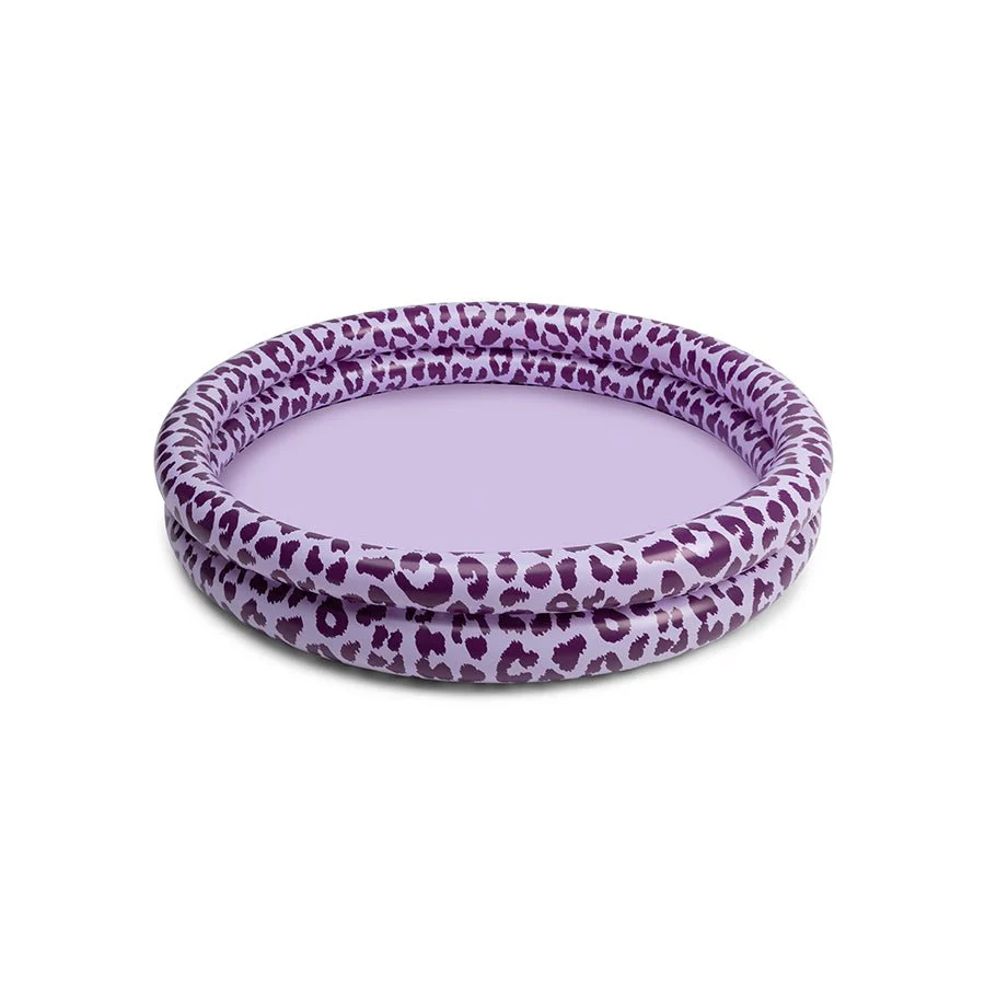 Swim Essentials Zwembad Kind Paars Leopard 100Cm
