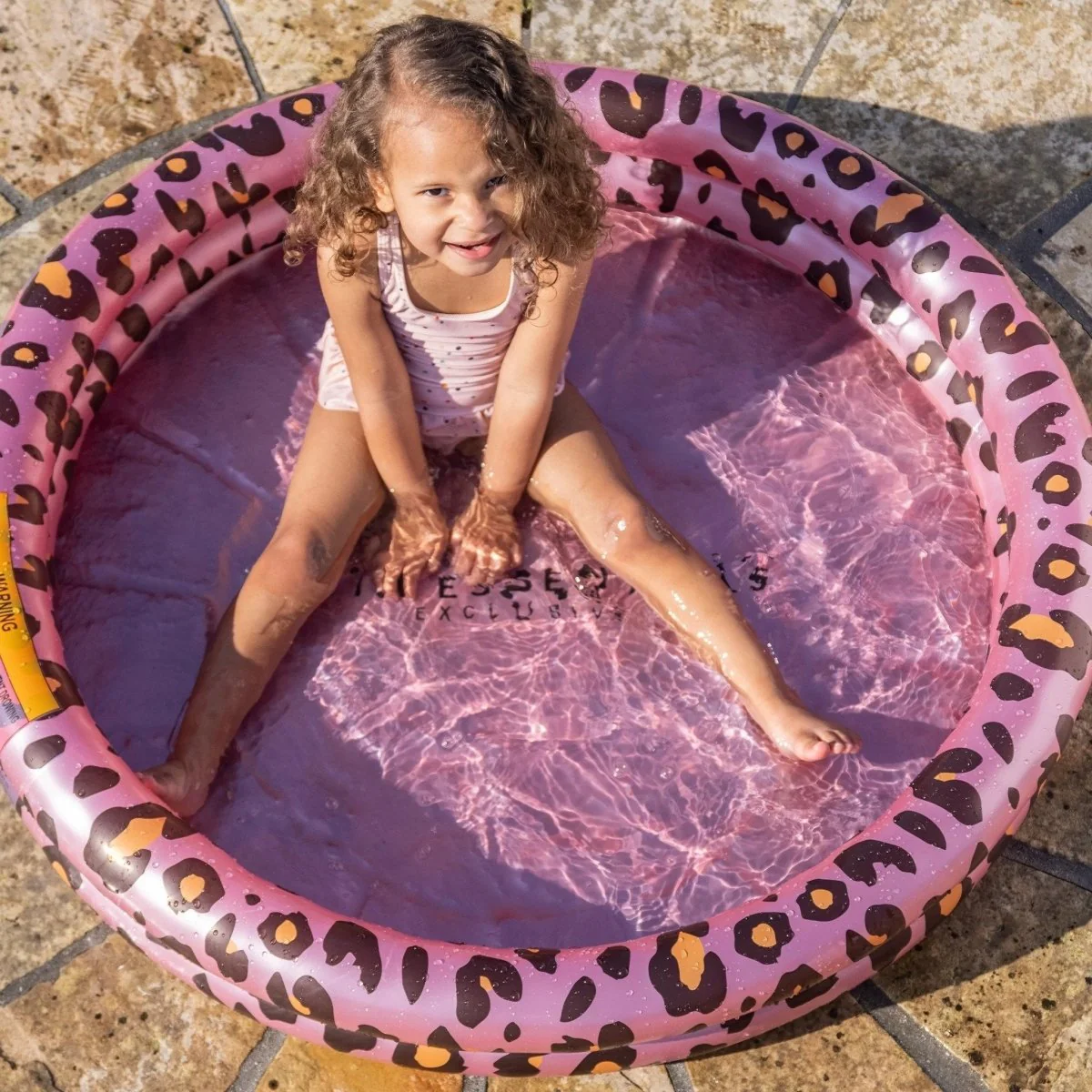Swim Essentials Zwembad Kind Panterprint Rose Goud 1M - Image 2