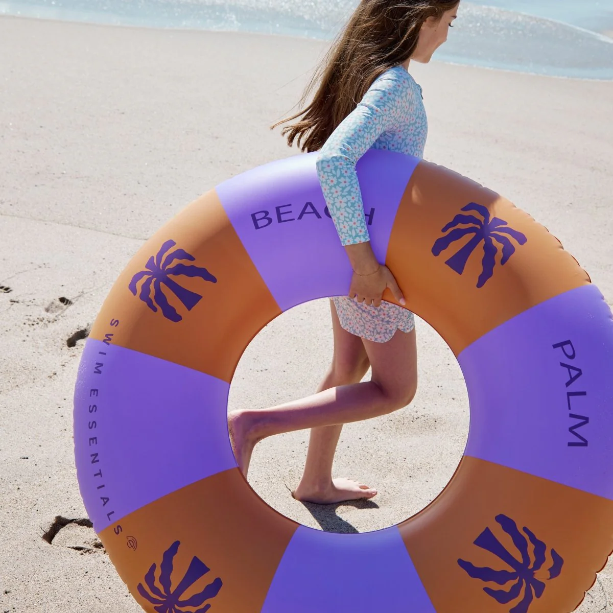 Swim Essentials Zwemband Palm Trees Purple 120Cm - Image 4