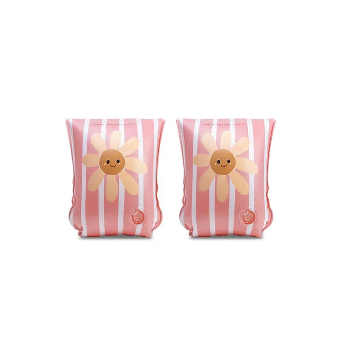 Swim Essentials Zwembandjes Daisy Flower Red And White