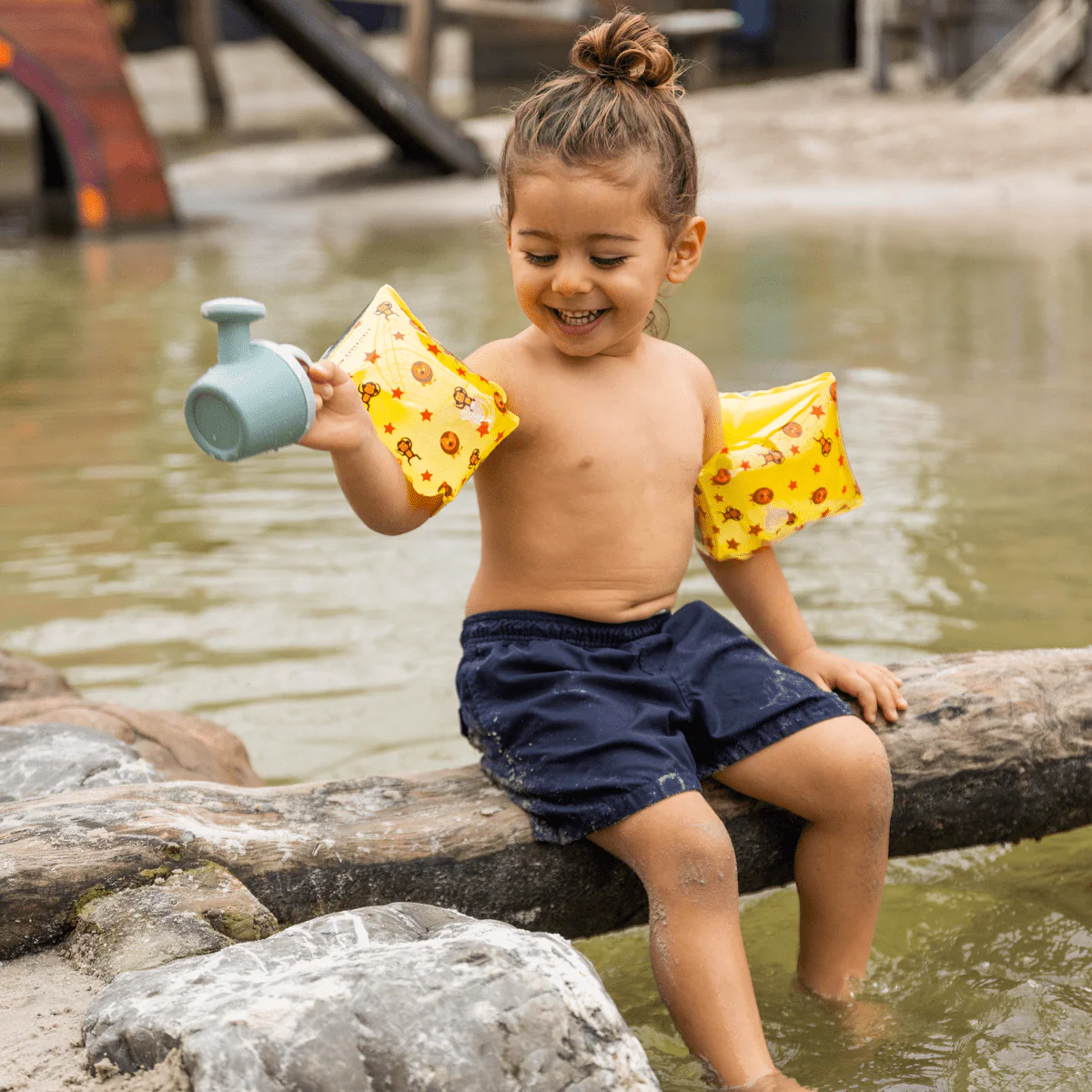 Swim Essentials Zwembandjes Dieren Geel 2-6 Jaar - Image 2