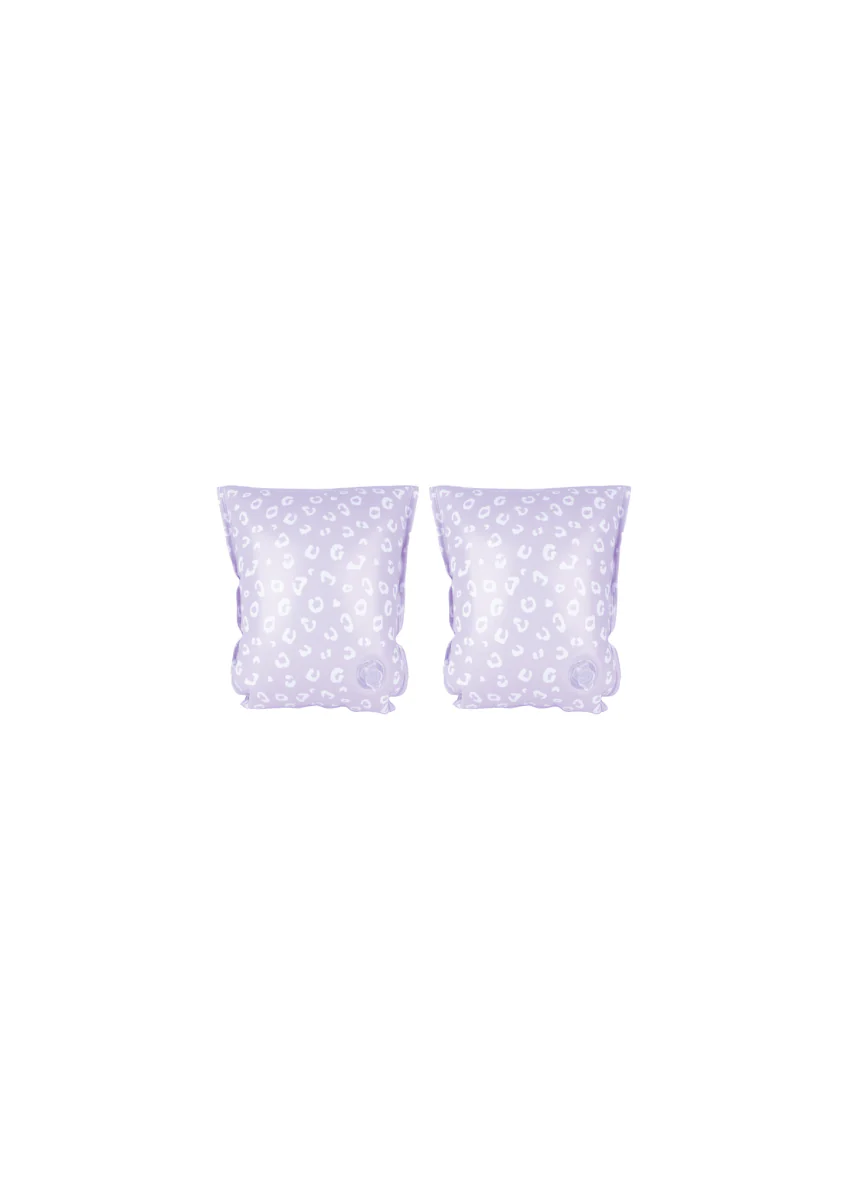 Swim Essentials Zwembandjes Lila Leopard 2-6 Years