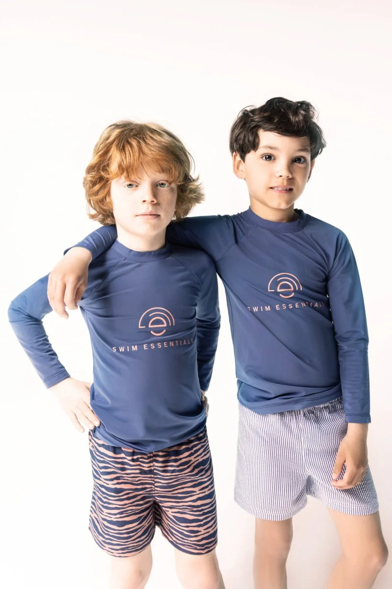 Swim Essentials Zwembroek Kind Zebra Blauw/ Oranje - Image 4