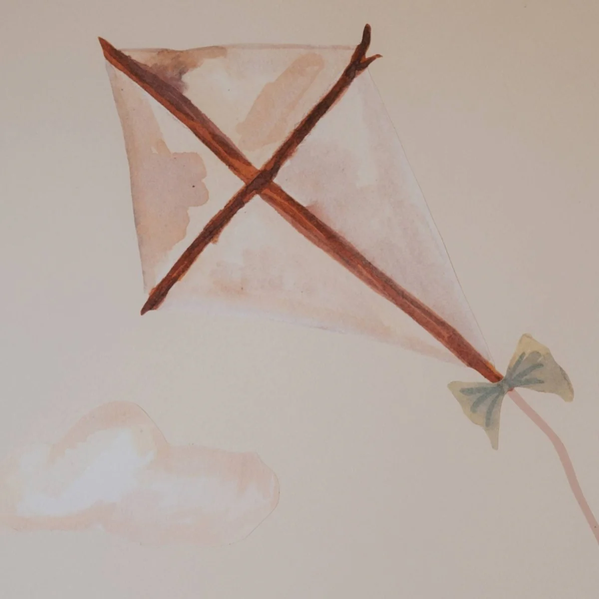 That's Mine Muursticker Kite Small Beige - Image 2
