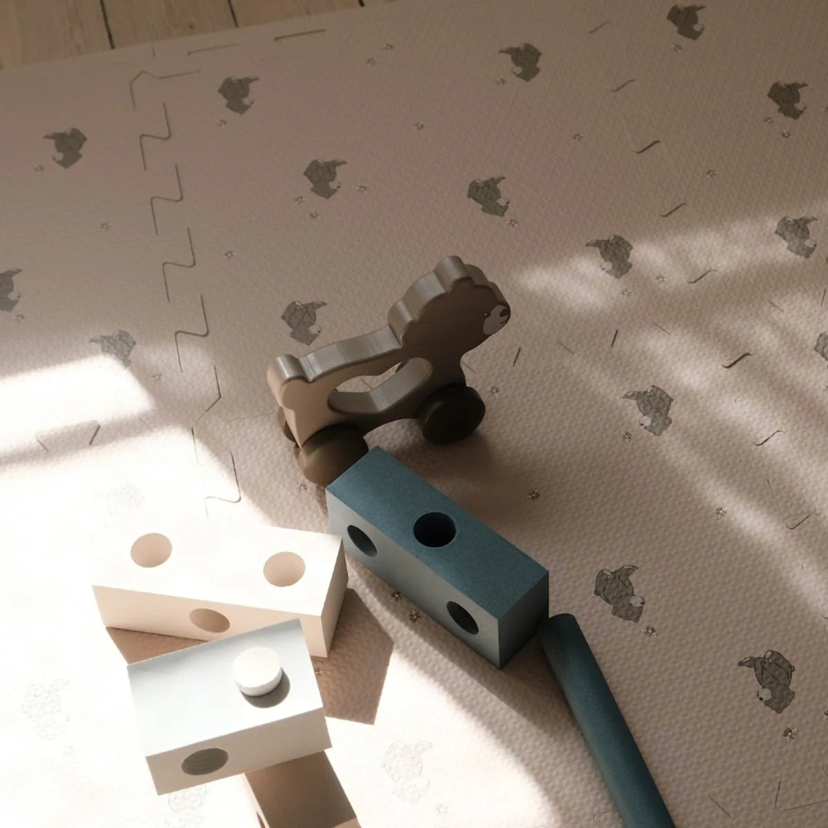 That's Mine Speelmat Alva Foam Square Bees And Bears - Image 3
