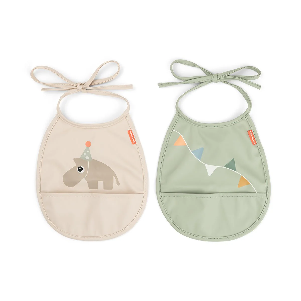 Tiny pocket Slabbetje 2st Celebration Sand