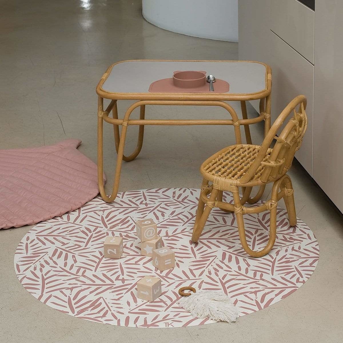 Toddlekind Vloerkleed Leaves Sea Shell - Image 2