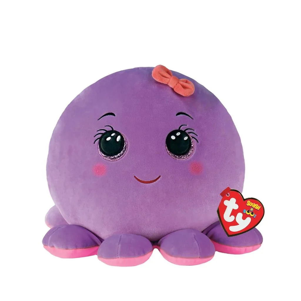 Ty Knuffel Octavia Purple Octopus 20Cm