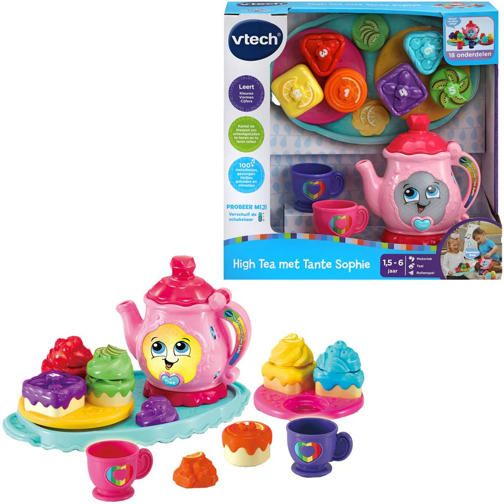 Vtech Speelgoed Theeservies High Tea Met Tante Sophie - Image 8