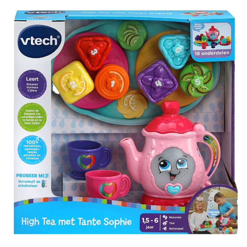Vtech Speelgoed Theeservies High Tea Met Tante Sophie - Image 9