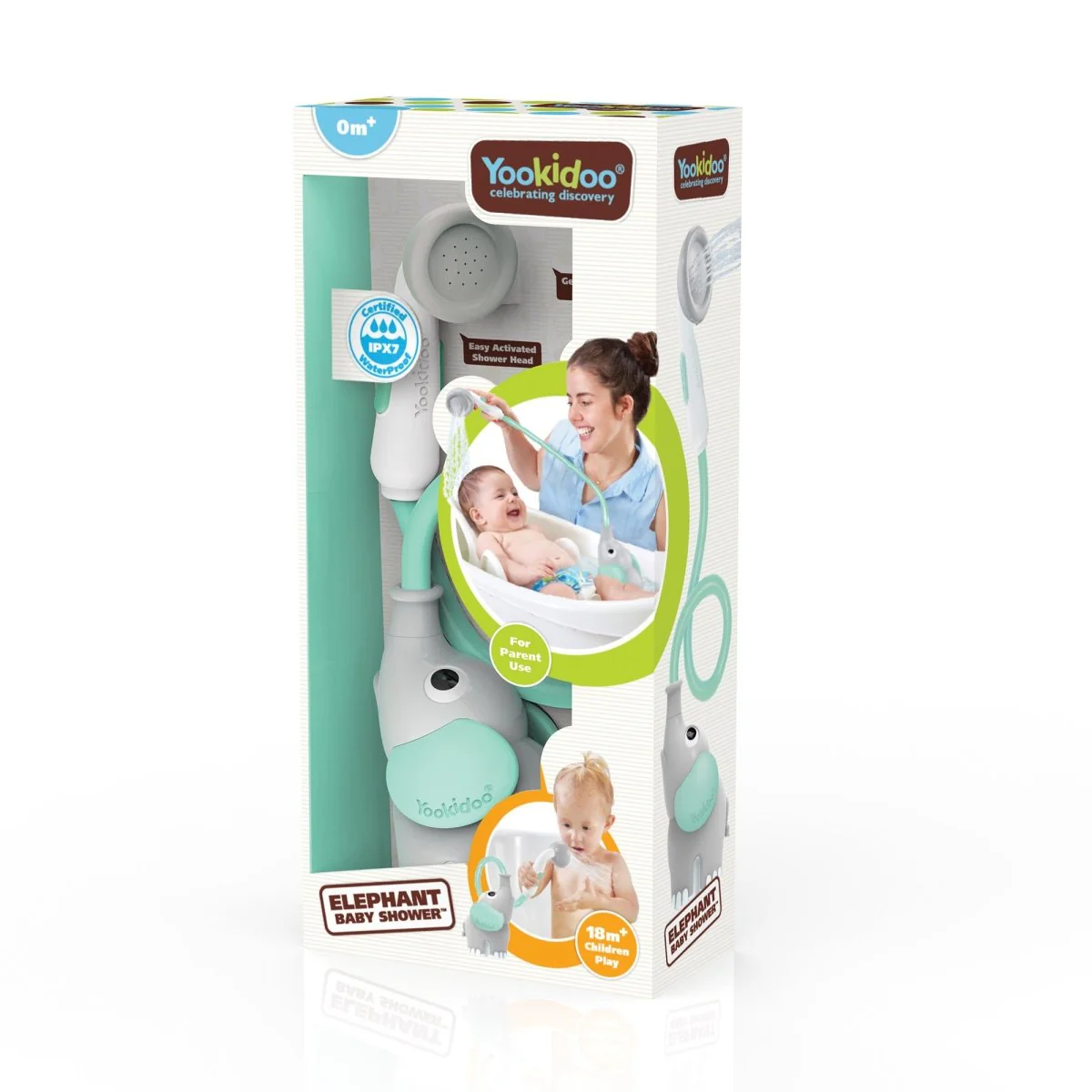 Yookidoo Badspeelgoed Olfiant Douche Turquoise - Image 11