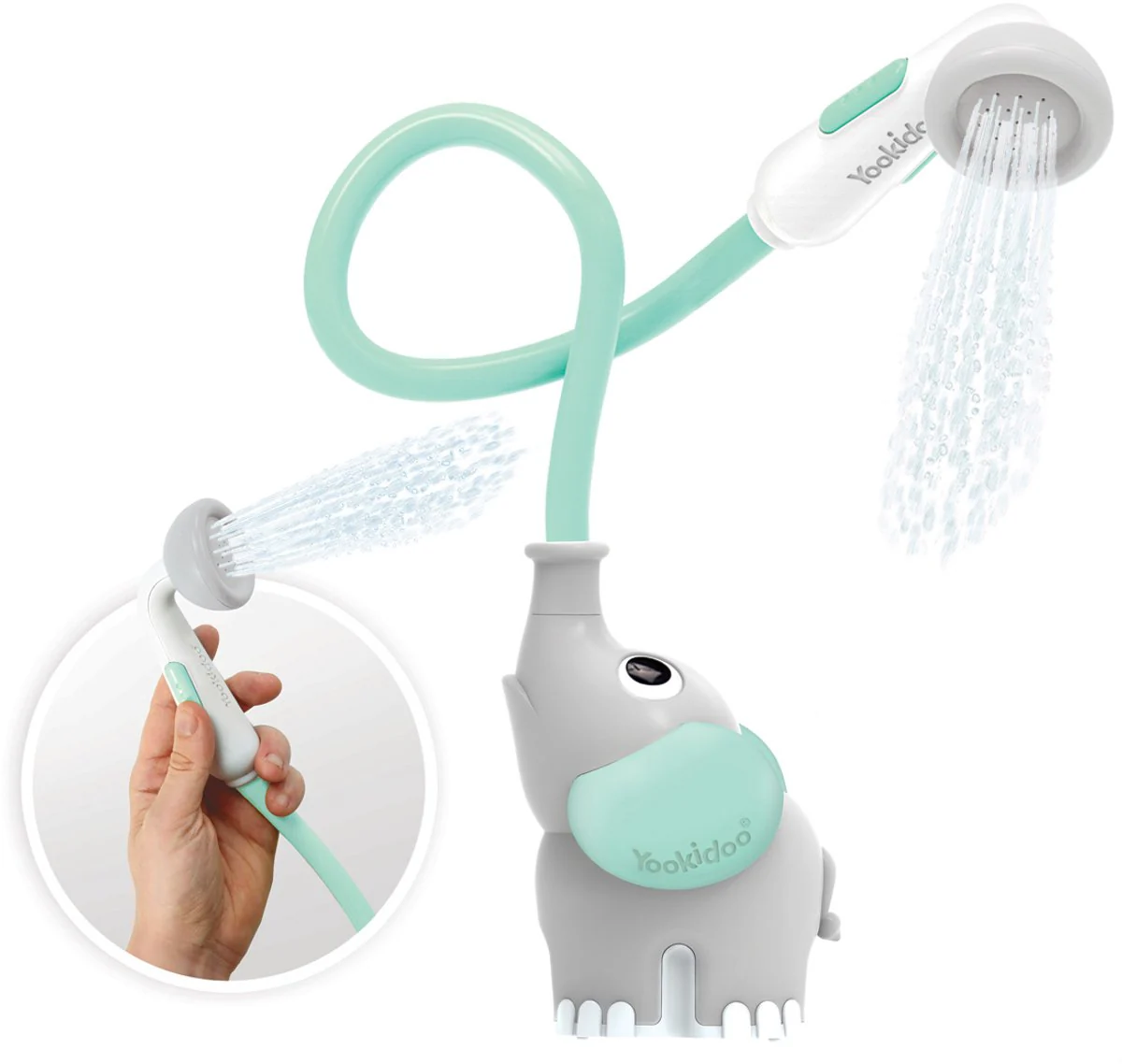 Yookidoo Badspeelgoed Olfiant Douche Turquoise - Image 5