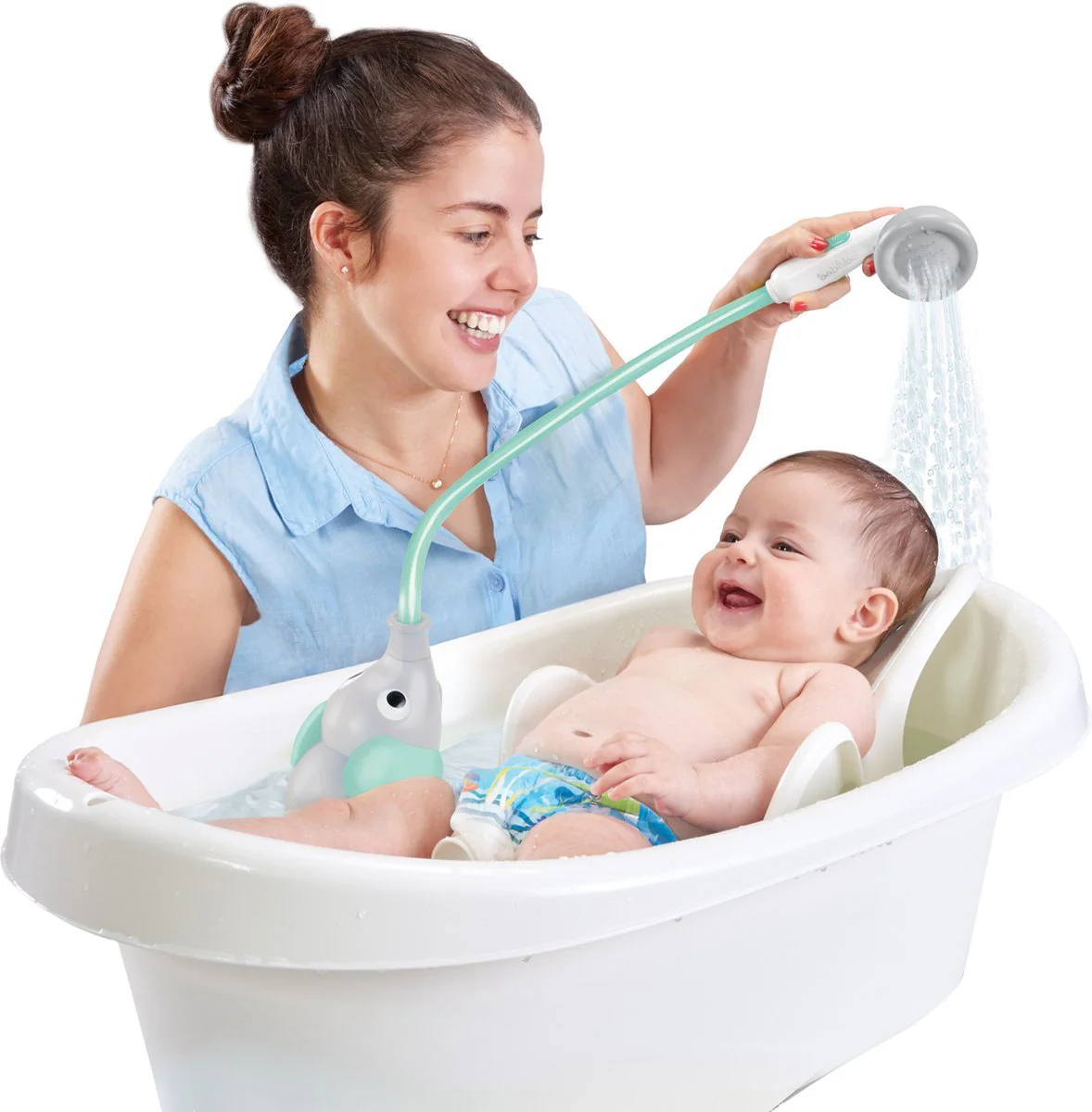 Yookidoo Badspeelgoed Olfiant Douche Turquoise - Image 8