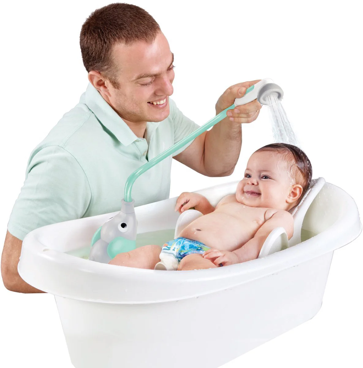 Yookidoo Badspeelgoed Olfiant Douche Turquoise - Image 9