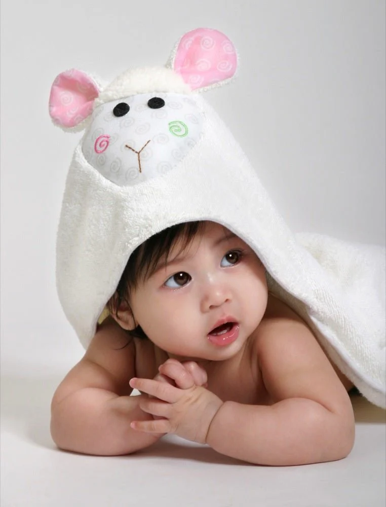 Zoocchini Badjas Baby Lola The Lamb Katoen - Image 2