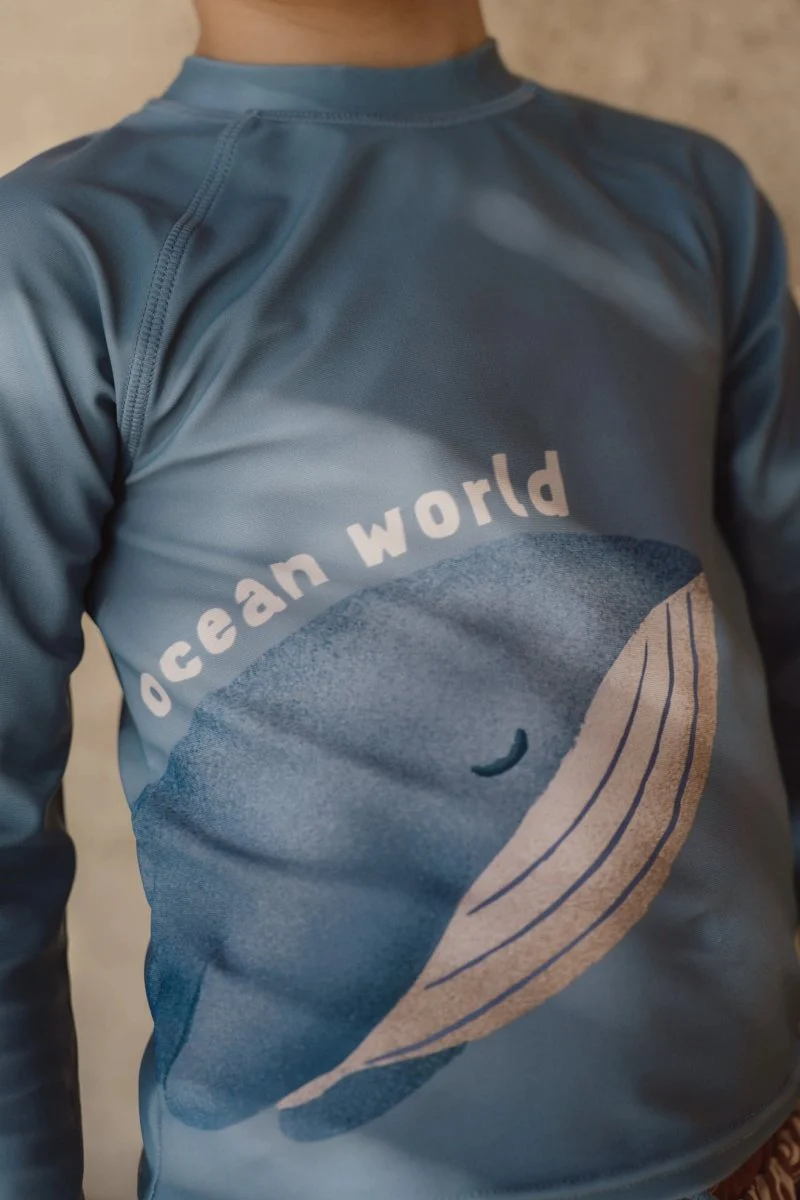 Zwem shirt lange mouwen Ocean Blue - Image 14