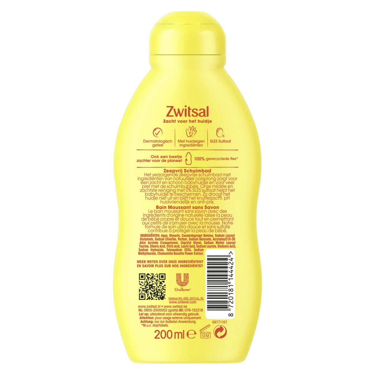 Zwitsal Babyzeep Zeep Vrij 200ml - Image 2